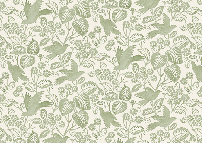 Hollies, Pale Green - Twist&Fit Roller Blind - Image 6